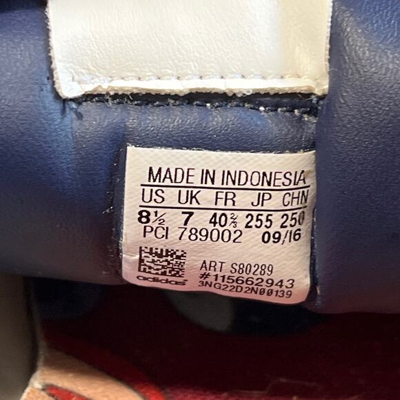 adidas Women's Athletic Shoes - White, Pink, Blue - Picture 6 of 10